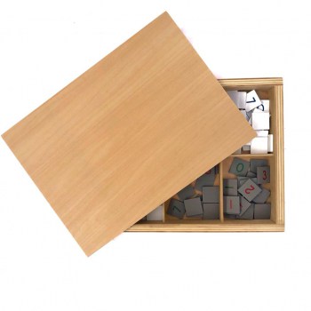 Tombolini dei numeri bianchi e grigi 1